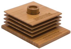 Zenith Bamboo Coaster Sets