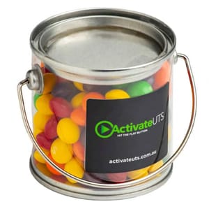 Skittles Candy Buckets 180g with Sticker