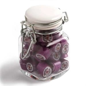 Rock Candy In Glass Jars