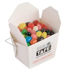 White Noodle Boxed Jelly Beans 100G