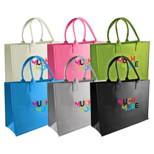 3mm Avenue Felt Shopper Bags