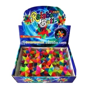 Flashing Rainbow Bounce Balls