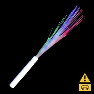 Multi-Coloured Fibre Optics Rainbow Wand