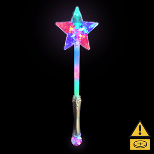 Star Wands With 3 Flashing Functions