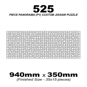 Grantham 525 Piece Panoramic Jigsaw 940X350Mm