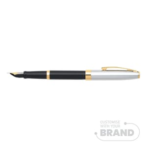 Sheaffer Sagaris Black Chrome Fountain Pens