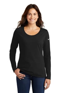 Nike Ladies Scoop Neck Long Sleeve Tees
