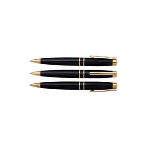 Scripto Tribute Black Gold Ball Pens