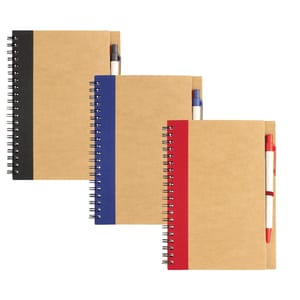Tiki Recycled Notebooks With Pens
