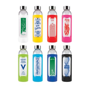 Brianna Glass Bottles With Silicone Sleeve
