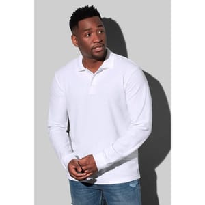 Solid Men's Long Sleeve Polos