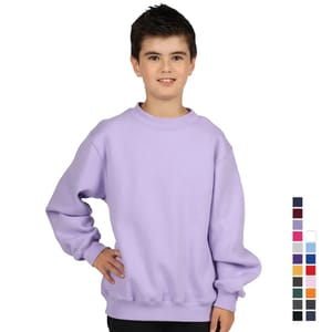 Kids Brushed Fleece Crew Neck Sloppy Joes