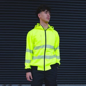 Recycled Hi-Vis Day/Night Zipped Hoodies