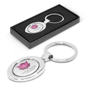 Kroma Oval Metal Key Rings