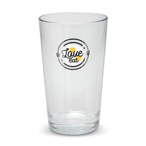 Glass Tumblers With Promotional Decoration