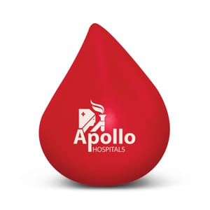 Blood Drop Stress Ball With Branding