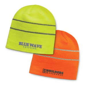 Custom Branded Hi-Vis Beanie Cap
