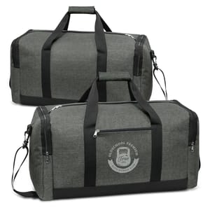Logo Branded Canvas Duffle Bag