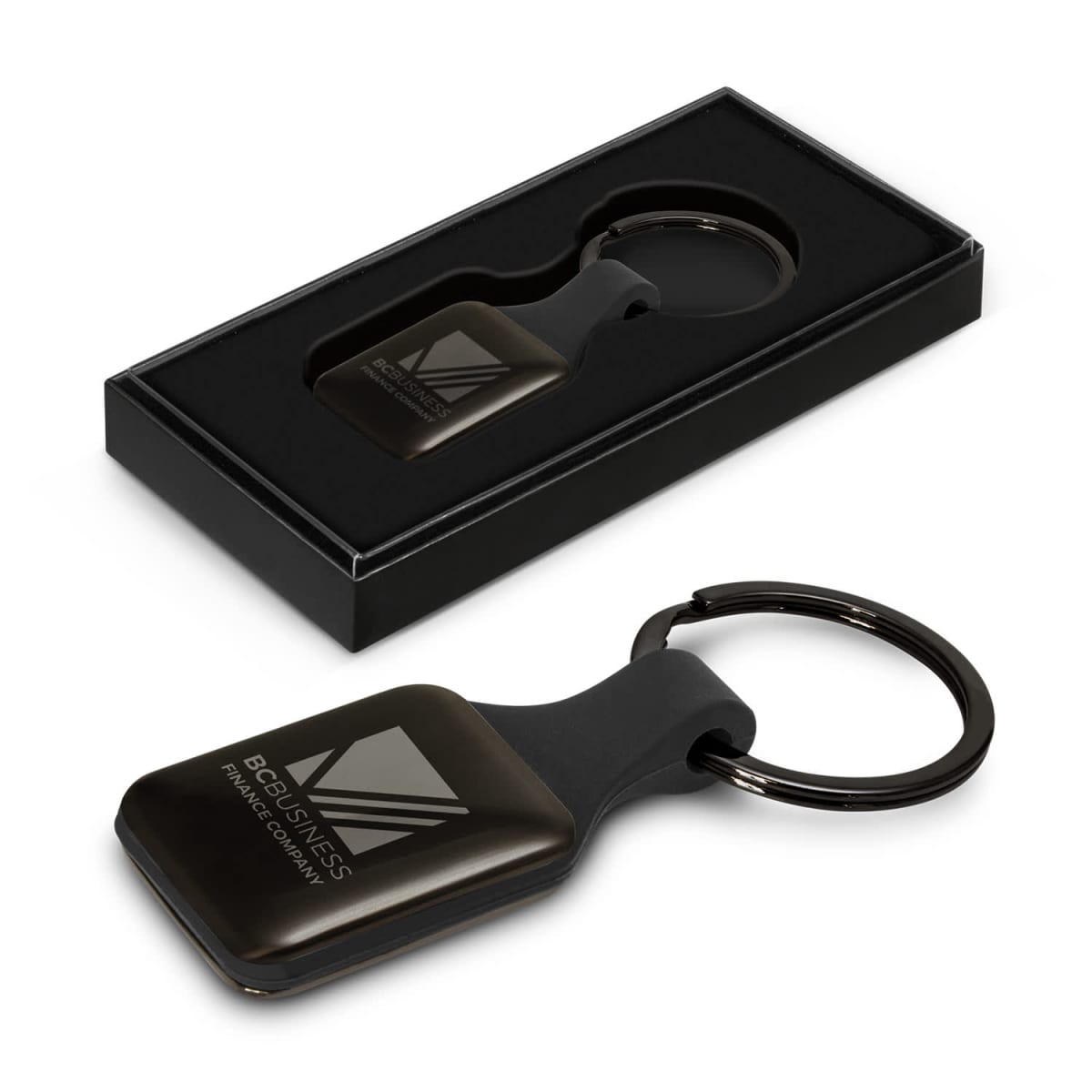 Gunmetal-black