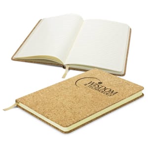 Medium Cork Cover Notebooks Branded