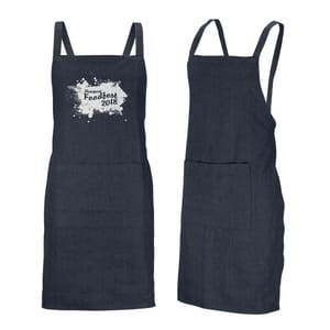 Phoenix Printed Denim Apron