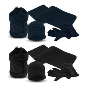 Tribe Embroidered Polar Fleece Winter Set