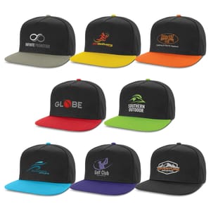 Crosswind Flat Peak Caps