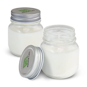 110g Customised Mason Jar Candles Vanilla