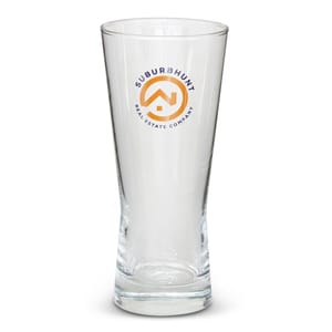 Henley Logo Printed Beer Glass
