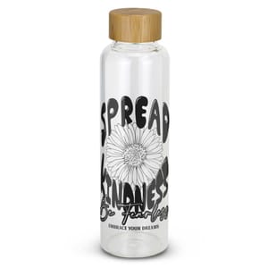 Grenda Glass Bottles With Bamboo Lid