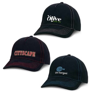 Raven Curved Peak Caps