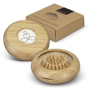 Bamboo Brush and Mirror