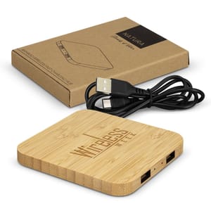 15W Bamboo Charging Hub
