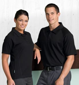Almond Womens Short Sleeve Polos