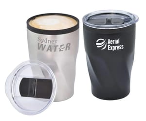 Helix Vacuum Travel Cups