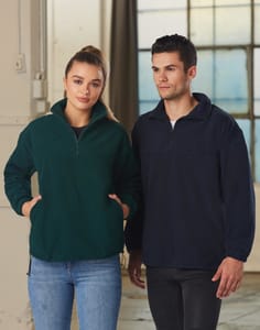 Unisex Polar Fleece Half-Zip Pullovers
