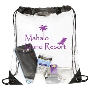 Transparent Athletic Backsacks