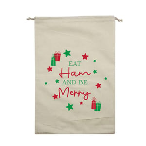 Christmas Cotton Ham Storage Bags