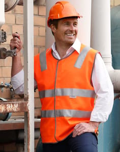 Hi-Vis Custom Branded Safety Vest Night And Day