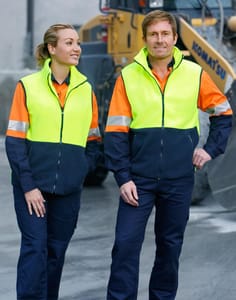 Hi-vis Apparel Two Tone Polar Fleecy Vests