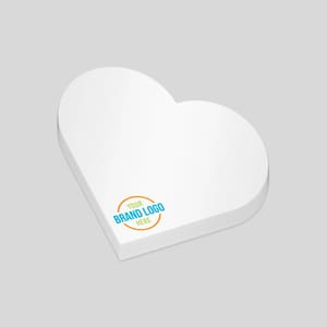 Loving Heart Custom Sticky Notes