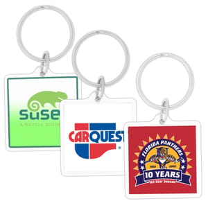 Square Acrylic Key Chain