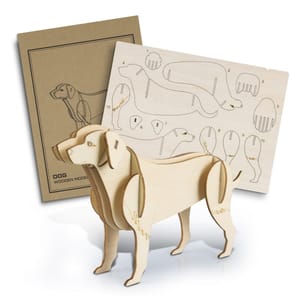 Dog Wooden Model