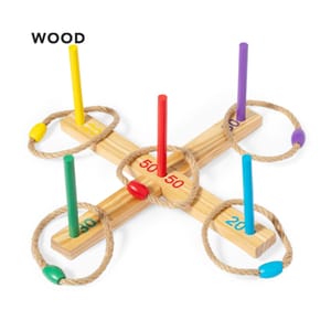 Wood Ring Tossing Game