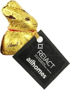 Mini Gold Lindt Bunny (10G) With Tag