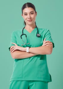 Women's Classic V-Neck Scrub Top