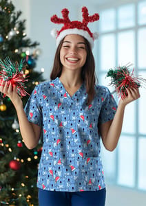 Twinkletouch V-Neck Scrub