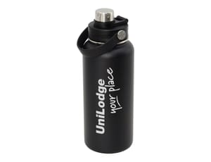 Leyte 1Lt Vacuum Bottle, Black
