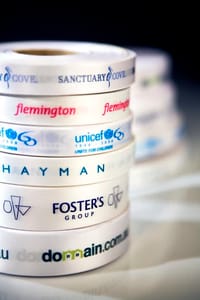 White Ribbons 24mm Full Colour