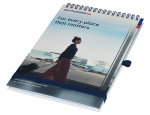 Durga A5 Wiro Top Bound Notebook - Via Air
